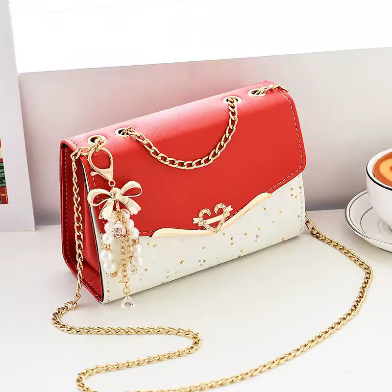 Casual Pendant Chain Versatile Premium Shoulder Crossbody Bag