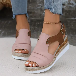 Casual Platform Back Strap Designer Wedges Sandals