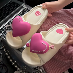 Casual Platform Love Indoor Cloud Outside Slide Slipper