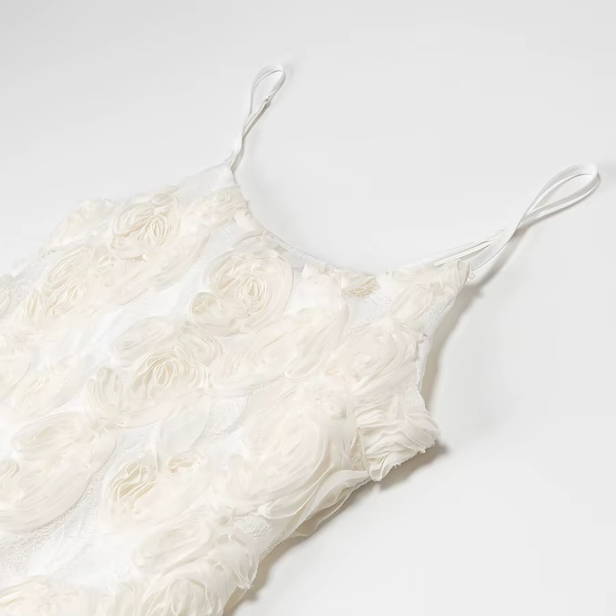 Casual Sleeveless Solid Strapless Spaghetti Strap Zippers Streetwear Mini Dress - Image 4