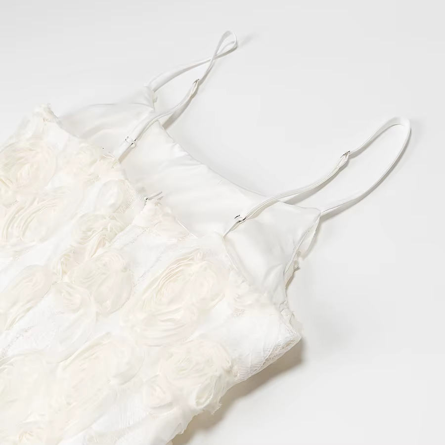 Casual Sleeveless Solid Strapless Spaghetti Strap Zippers Streetwear Mini Dress - Image 9