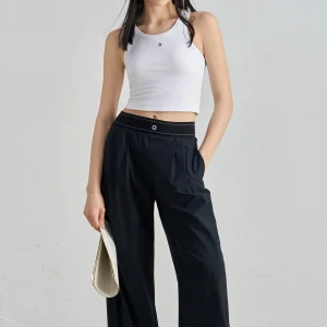 Casual Sports Yoga Quick Drying Straight Wide Leg Pants