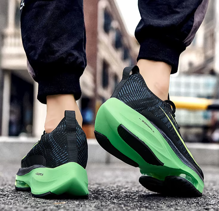 Casual Trainer Lace Up Race Breathable Sneakers Toe Cushioning Shoes - Image 2