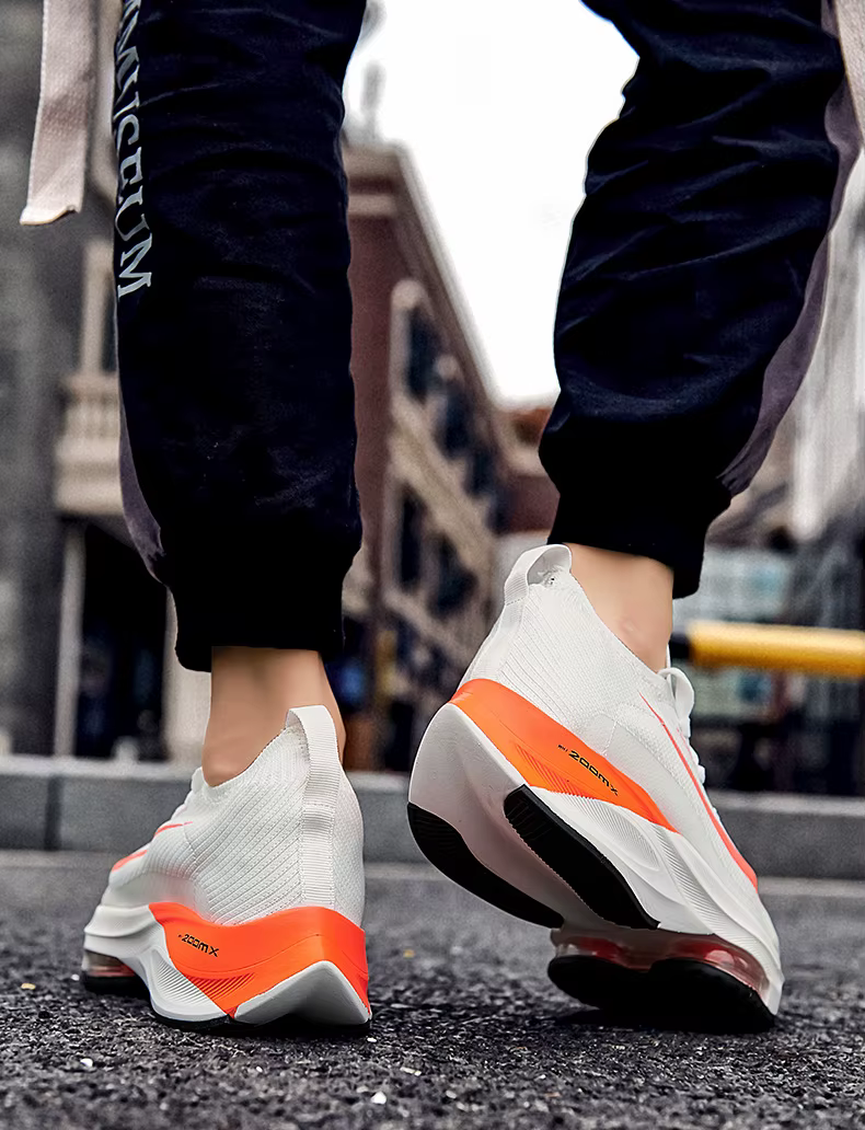 Casual Trainer Lace Up Race Breathable Sneakers Toe Cushioning Shoes - Image 7