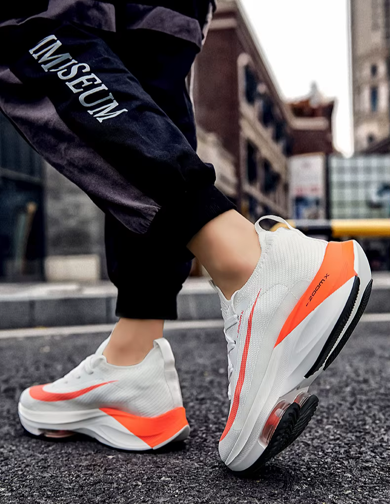 Casual Trainer Lace Up Race Breathable Sneakers Toe Cushioning Shoes - Image 8