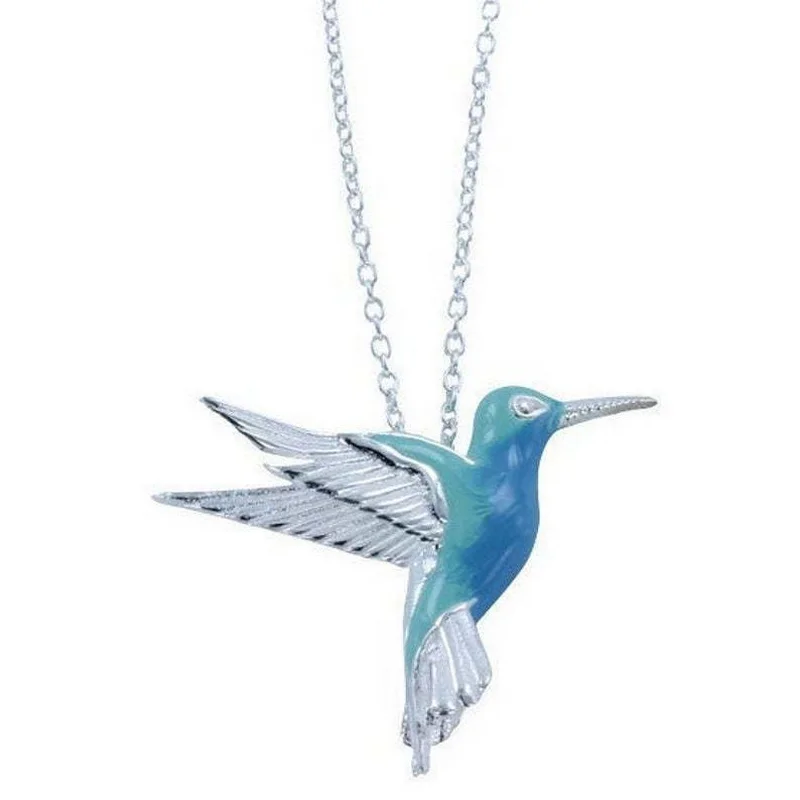 Trendy Exquisite Enamel Bird Pendant Clavicle Chain Necklace - Image 4