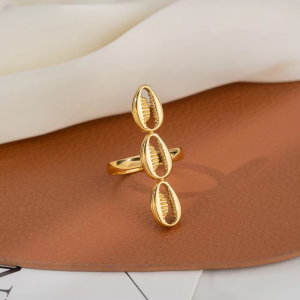 Classic Animal Pattern Stainless Steel Shell Colorfast Stain-Free Ring