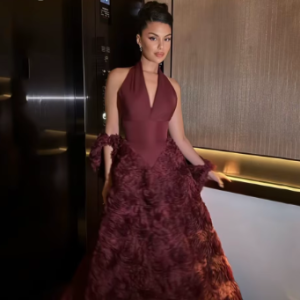 Classic Halter Backless 3D Flowers A Line Sleeveless Tulle Evening Maxi Dress