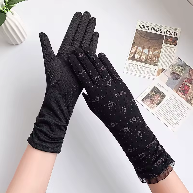 Cycling Thin Touch Screen Bike Car Driving Cotton Gloves