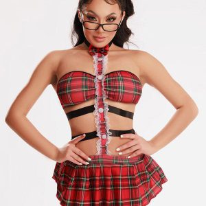 Elegant Seductive Costumes Scottish For Christmas Lingerie