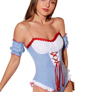 Erotic Fashion Sailor Costume Holiday Party Jumpsuit