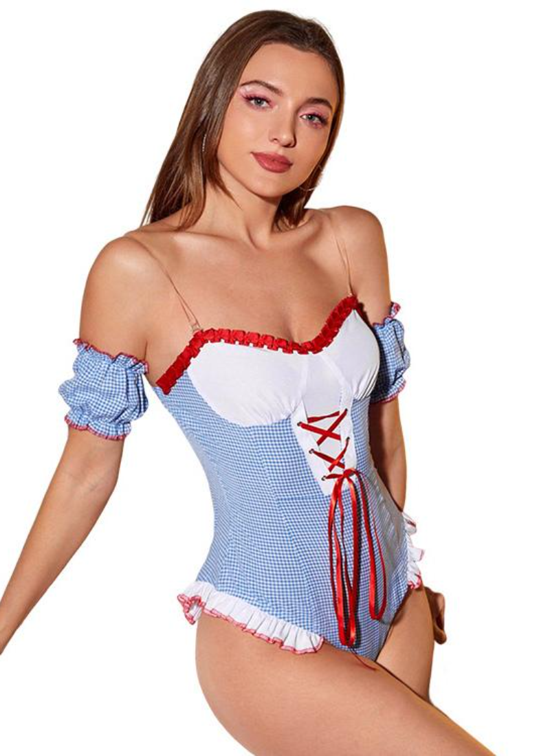 Erotic Fashion Sailor Costume Holiday Party Jumpsuit