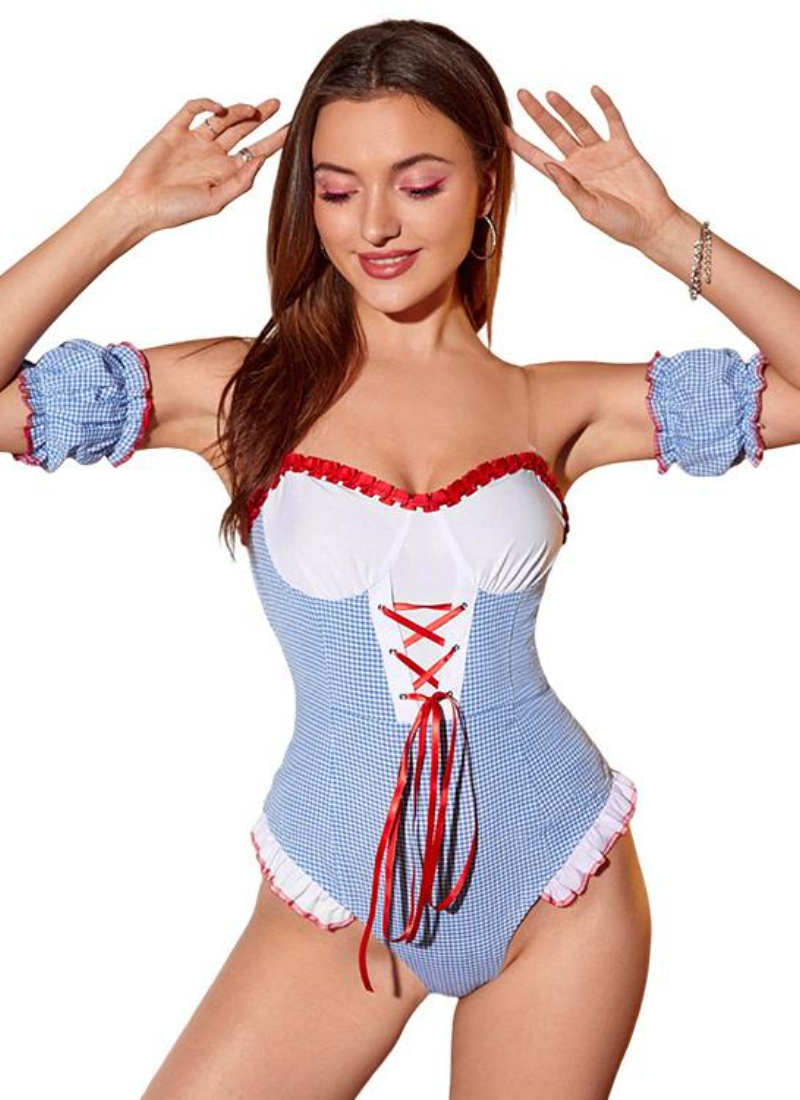 Erotic Fashion Sailor Costume Holiday Party Jumpsuit - Image 2