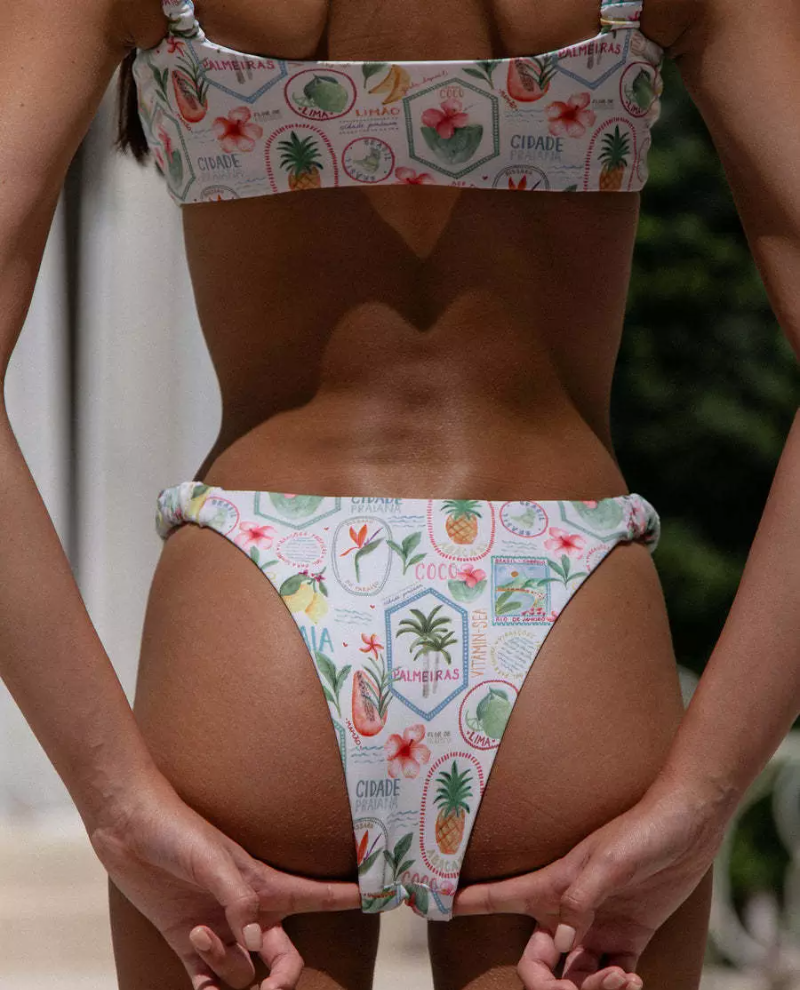 Erotic Fashion Two-piece Swimsuit Beach Printed Bikini Set - Image 2