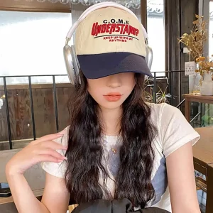 Casual Face Smaller Baseball Letter Embroidered Sun Hat Hip Hop Hat