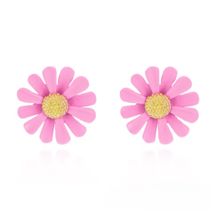 Flower Sweet Sunflower Floral Zinc Alloy Wedding Engagement  Earring