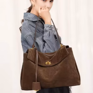 Frosted Cowhide Single Shoulder Hand-Held Armpit Bag