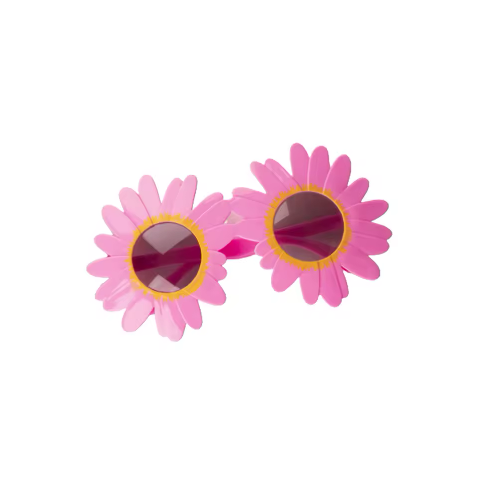 Little Daisy Shape Funny Party Decorative Eyeglasses Plastic Gathering Picnic Sunflower Sunglasses - Image 11
