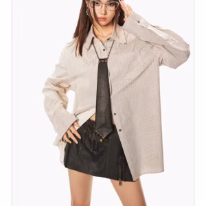 Luxury Cool Distressed Brown Pu Leather Shorts Low Waist Short Mini Skirt