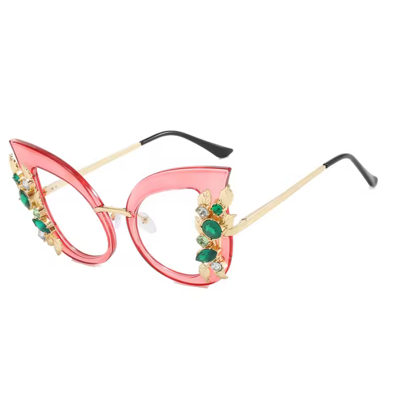 Luxury Diamond Oversized Butterfly Steampunk Goggles