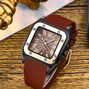 Luxury Limited Edition Quartz Unique Design Square Wristwatch