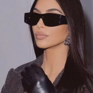 Luxury Vintage Acrylic Square Small Rectangle Sun Glasses