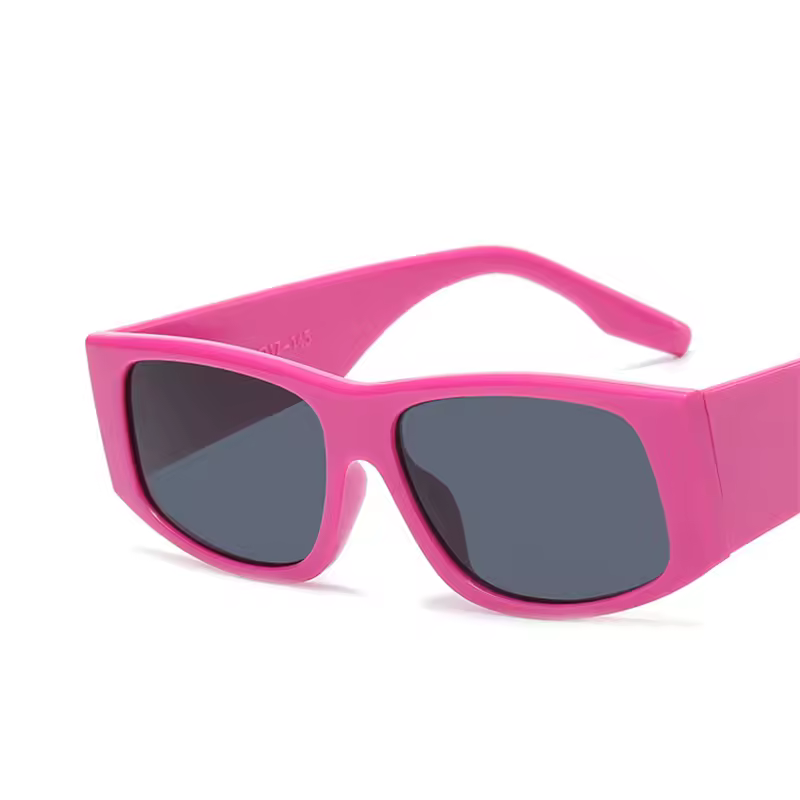 Luxury Vintage Acrylic Square Small Rectangle Sun Glasses - Image 7