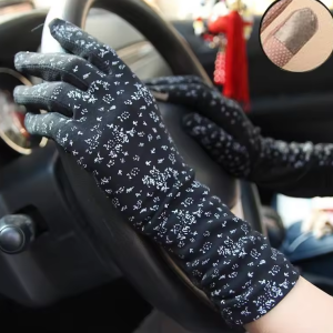 Print Cycling Thin Touch Screen Bike Car Driving Cotton Gloves