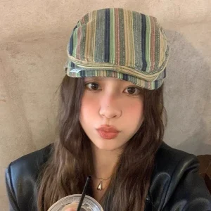 Retro Newsboy Bowle Big Head Circumference Casual Hat