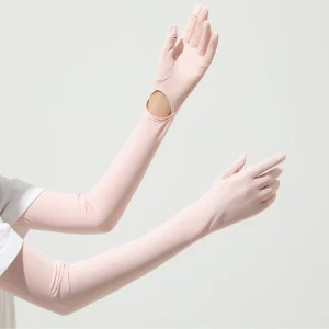 Sunscreen Touchable Screen Sleeve Driving Bicycle Outdoor Travel Finger Long Gloves