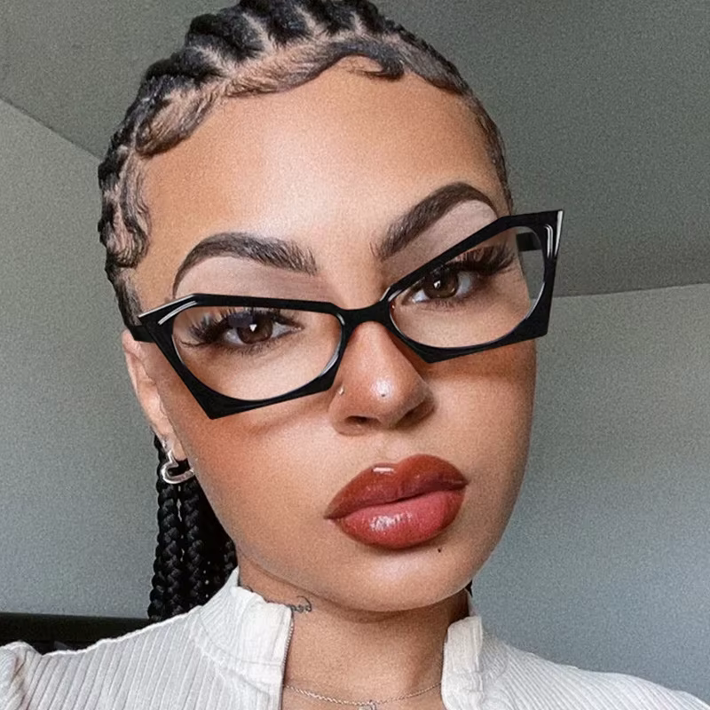 Vintage Trend Light Glasses Transparent Frame Eyeglasses