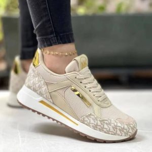 Casual Bonded Leather Slip-On Low Heels Wedge Sports Shoes