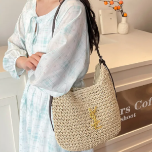Casual Brand Fashion Design High-quality Straw Woven Vacation Tote Bag Single-Shoulder Bag