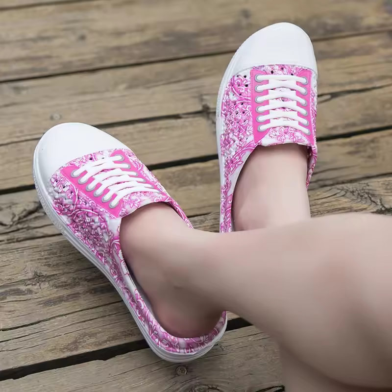 Casual Breathable Round Toe Comfortable Flats Sports Shoes