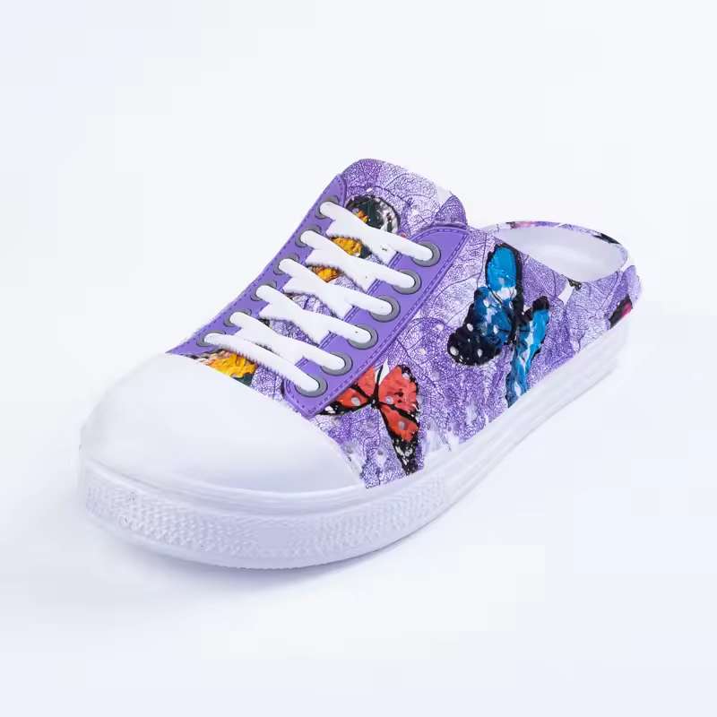 Casual Breathable Round Toe Comfortable Flats Sports Shoes - Image 6