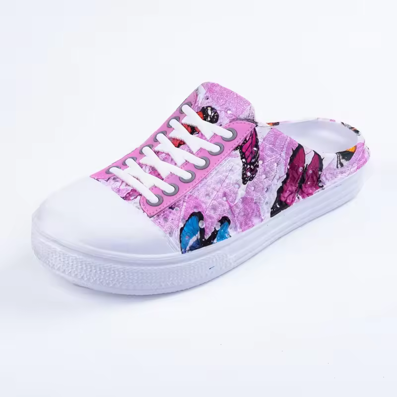 Casual Breathable Round Toe Comfortable Flats Sports Shoes - Image 3