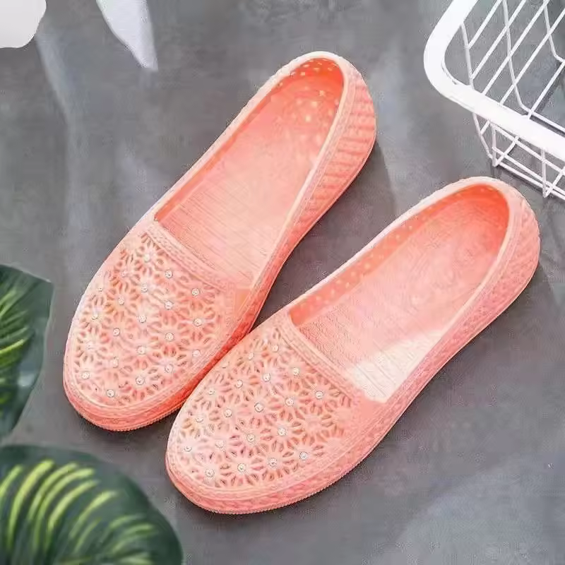 Casual Clip Toe Flat Flip Flops Beach PU Leather Slippers - Image 4