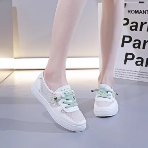Casual Comfort Mesh Breathable Lace Up Tennis Light Hollow Shoes