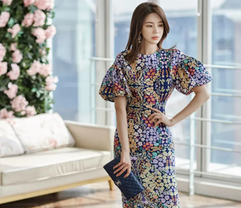 Casual Cropped Top Blouses And High Waist Sheath Pencil Bodycon Skirts Two Pieces Set - Image 6