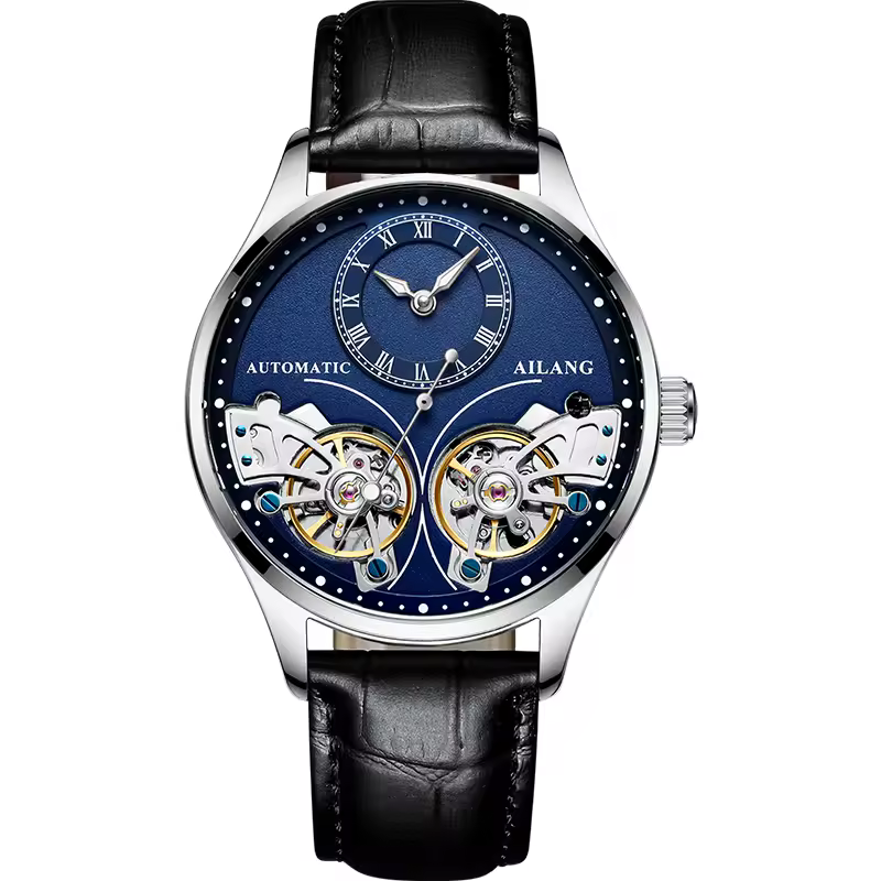 Casual Direct-looking Double Tourbillon Luminous Mechanical Automatic Watch - Image 2