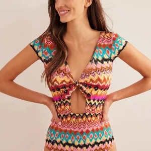 Casual Ethnic Style Printed Fashion One-Piece Swimsuit