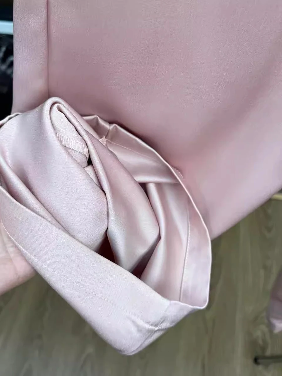 Casual High Waist Temperament Minimalist Spliced Button Pants - Image 5