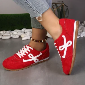 Casual Lace-Up Light Walking Leisure Beautiful Outdoor Shoes
