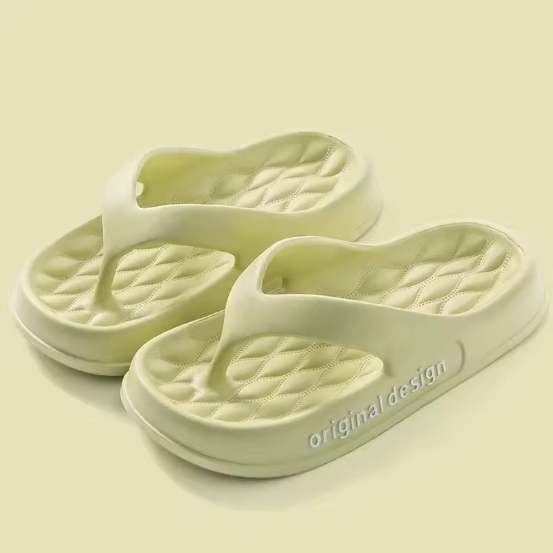 Casual Non-Slip Solid Color Indoor Shallow Flip Flops Slippers - Image 11