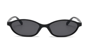 Casual Plastic Retro Oval Cat Eye Trendy Small Narrow Outdoor sports Designer Sunglasses - Image 4