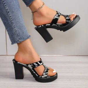 Casual Platform Fashion Back Strap Simple Wedge Sandals