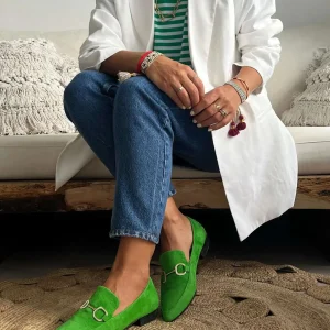 Casual Pointed Toe Shallow Flat Loafer Low Heels Outwear Shoes