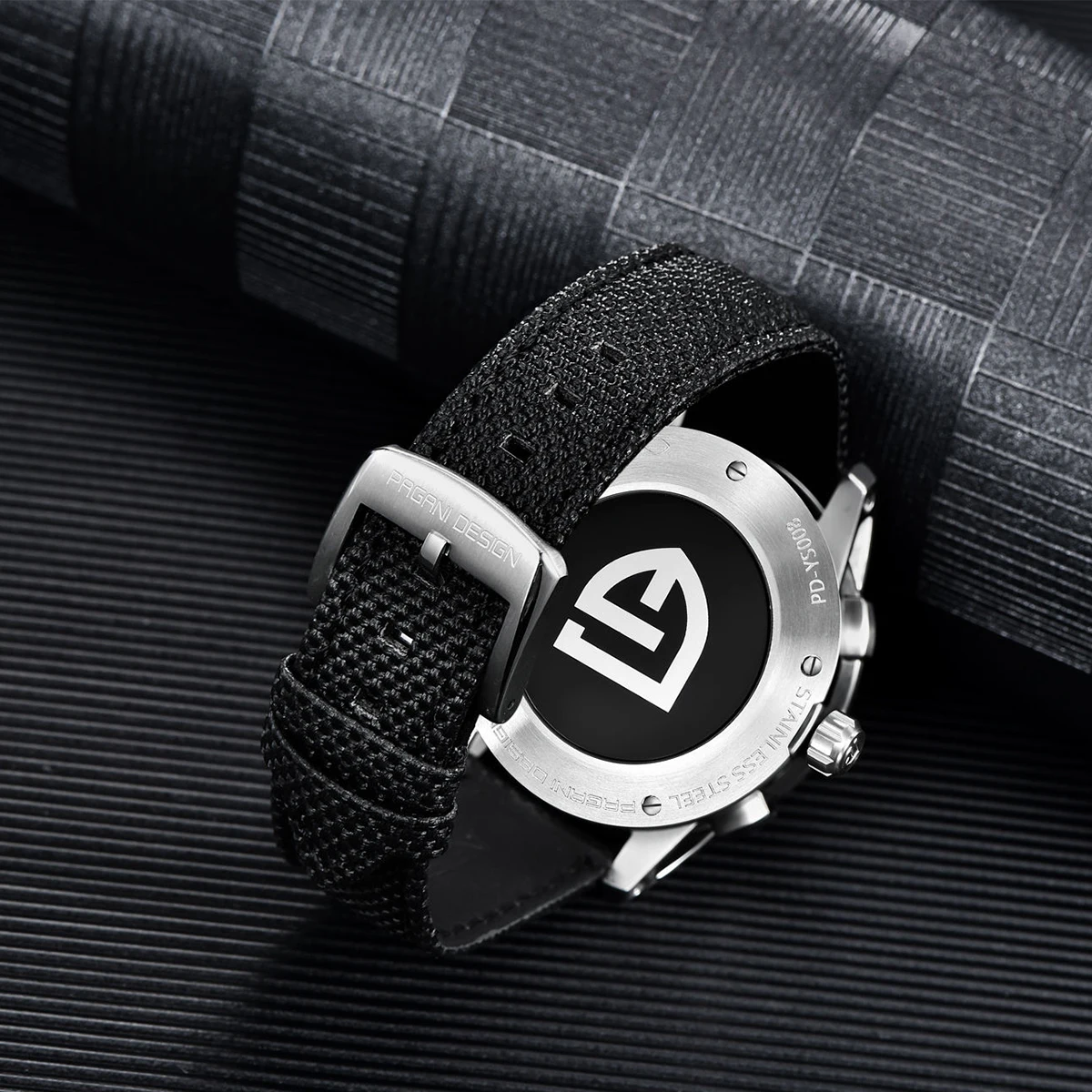 Casual Round Shape VK63 100M Waterproof Sapphire Glass Stainless Steel Quartz Watch - Image 7