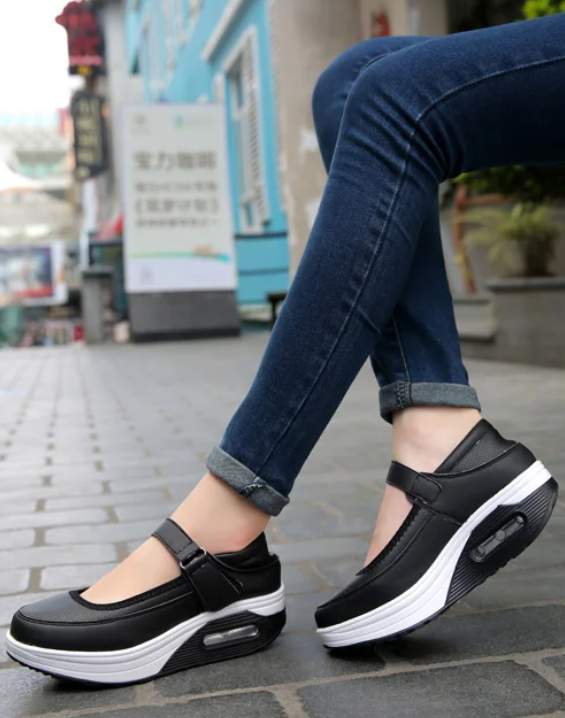 Casual Soft-Soled Breathable Thick-Soled Non-Slip Non-Tiring Feet Shoes - Image 4