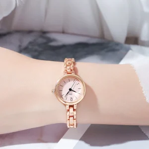 Casual Stainless Steel Clock Minimalist College High School Bracelet Quartz Watch
